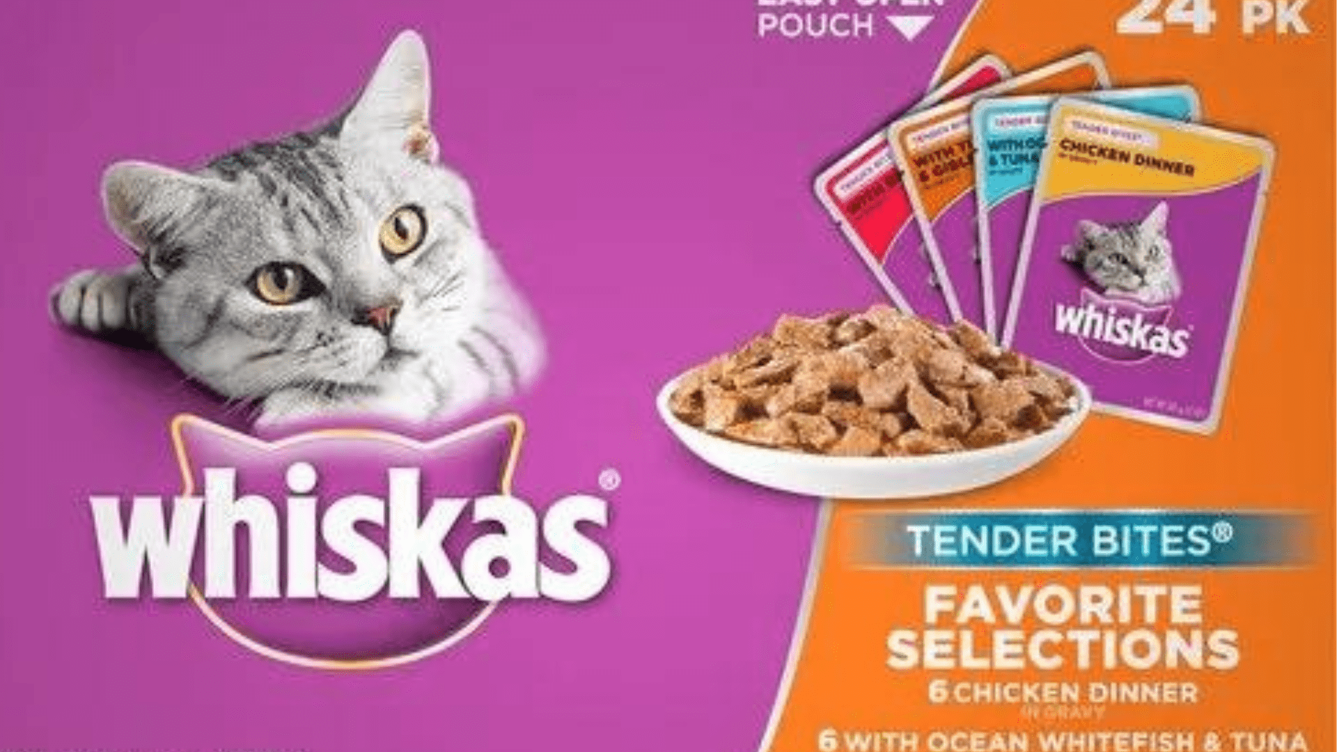 Whiskas Cat Food 2-12 Months Kittens