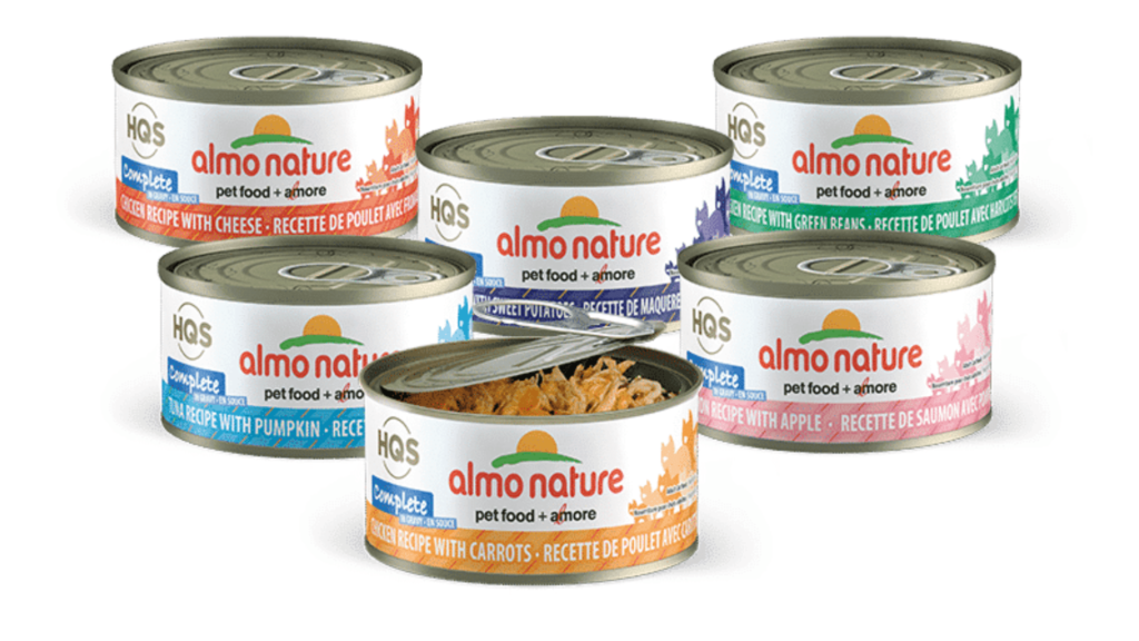 almo nature cat food feeding guide